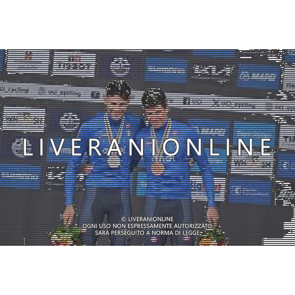 22-09-2024 World Championships Elite Cronometro; 2024, Ineos Grenadiers; 2024, Visma - Lease A Bike; Ganna, Filippo; Affini, Edoardo; Zurigo; ©SIROTTI/AGENZIA ALDO LIVERANI SAS