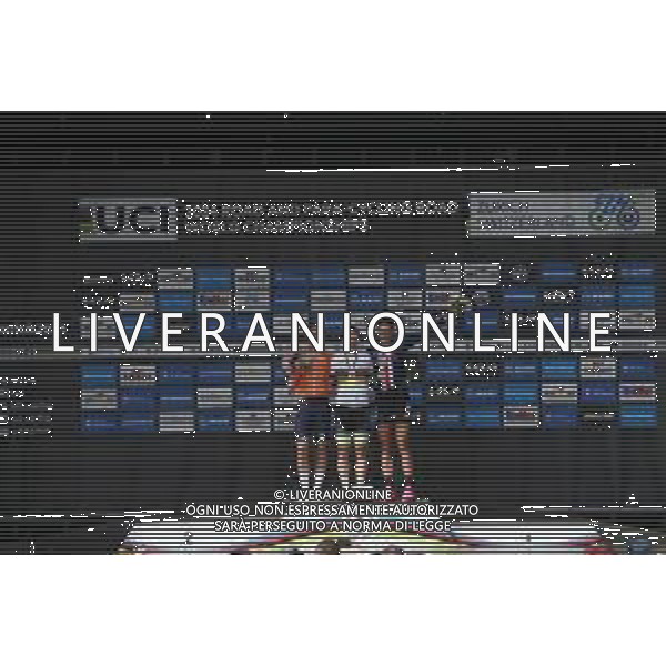 22-09-2024 World Championships Elite Women Cronometro; 2024, Australia; 2024, Olanda; 2024, Usa; Brown, Grace; Vollering, Demi; Dygert, Chloe; Zurigo; ©SIROTTI/AGENZIA ALDO LIVERANI SAS