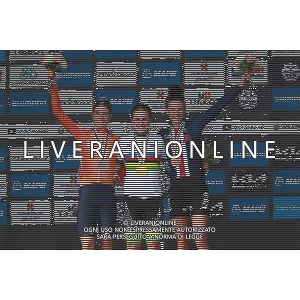 22-09-2024 World Championships Elite Women Cronometro; 2024, Australia; 2024, Olanda; 2024, Usa; Brown, Grace; Vollering, Demi; Dygert, Chloe; Zurigo; ©SIROTTI/AGENZIA ALDO LIVERANI SAS