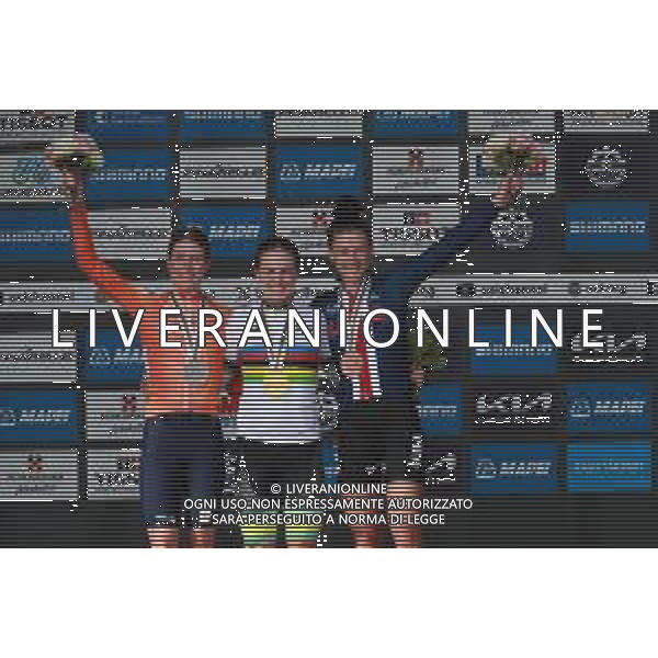 22-09-2024 World Championships Elite Women Cronometro; 2024, Australia; 2024, Olanda; 2024, Usa; Brown, Grace; Vollering, Demi; Dygert, Chloe; Zurigo; ©SIROTTI/AGENZIA ALDO LIVERANI SAS