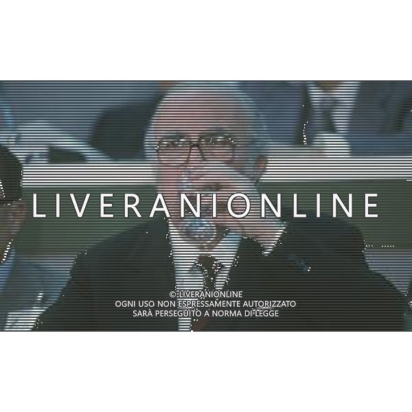 DIAP-RETROSPETTIVA GIOVANNI SPADOLINI POLITICO NELLA FOTO GIOVANNI SPADOLINI AL CONGRESSO DEL PARTITO RADICALE ITALIANO NELL\'ANNO 1984 AG ALDO LIVERANI SAS
