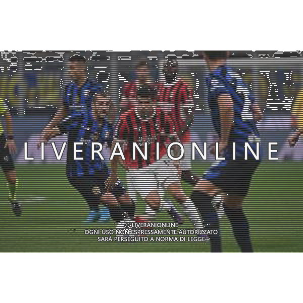 Inter vs Milan nella foto l\'azione personale di Christian Mate Pulisic (Milan) che ha portato al gol dell\'1 a 0 Milan Milano 22-09-2024 Stadio Giuseppe Meazza - San Siro Campionato Serie A Enilive - 5a giornata foto Roberto Garavaglia/Agenzia Aldo Liverani sas/AGENZIA ALDO LIVERANI SAS