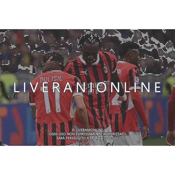 Inter vs Milan nella foto Christian Mate Pulisic (Milan) esultanza dopo il gol dell\'1 a 0 Milano 22-09-2024 Stadio Giuseppe Meazza - San Siro Campionato Serie A Enilive - 5a giornata foto Roberto Garavaglia/Agenzia Aldo Liverani sas/AGENZIA ALDO LIVERANI SAS