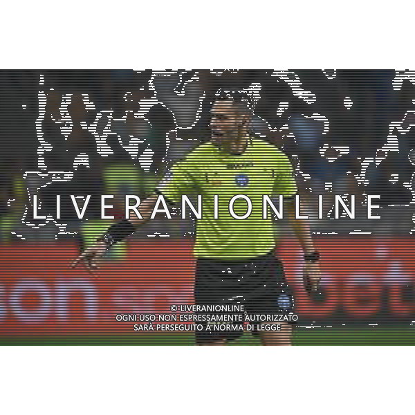 Inter vs Milan nella foto l\'arbitro Maurizio Mariani di Aprilia (LT) Milano 22-09-2024 Stadio Giuseppe Meazza - San Siro Campionato Serie A Enilive - 5a giornata foto Roberto Garavaglia/Agenzia Aldo Liverani sas/AGENZIA ALDO LIVERANI SAS