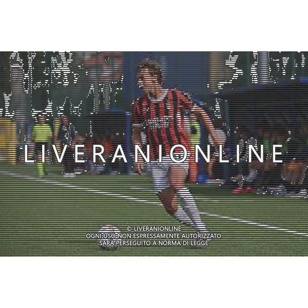 TVRG Inter vs Milan nella foto Maximilian Ibrahimovic (Milan) Milano 22-09-2024 Stadio Konami Youth Development Centre Campionato Primavera 1 - 5a giornata foto Roberto Garavaglia/Agenzia Aldo Liverani sas