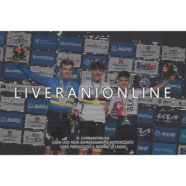 23-09-2024 World Championships U23 Cronometro; 2024, Movistar; 2024, Svezia; 2024, Uae Team Emirates; Romeo Abad, Ivan; Soderqvist, Jakob; Christen, Jan; Zurigo; ©SIROTTI/AGENZIA ALDO LIVERANI SAS