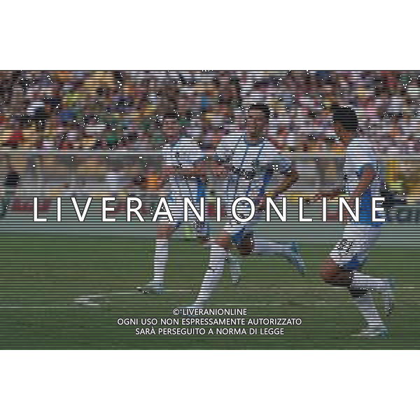 TVEM September 24, 2024 Lecce, Italy - US Lecce vs US Sassuolo - Coppa Italia round of 16 match 2024/25 - Via Del Mare Stadium. In the pic: Tarik Muharemovic of US Sassuolo celebrates after scoring a goal foto emmanuele mastrodonato-ag aldo liverani sas