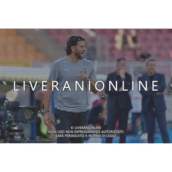 TVEM September 24, 2024 Lecce, Italy - US Lecce vs US Sassuolo - Coppa Italia round of 16 match 2024/25 - Via Del Mare Stadium. In the pic: coach Fabio Grosso of US Sassuolo foto emmanuele mastrodonato-ag aldo liverani sas