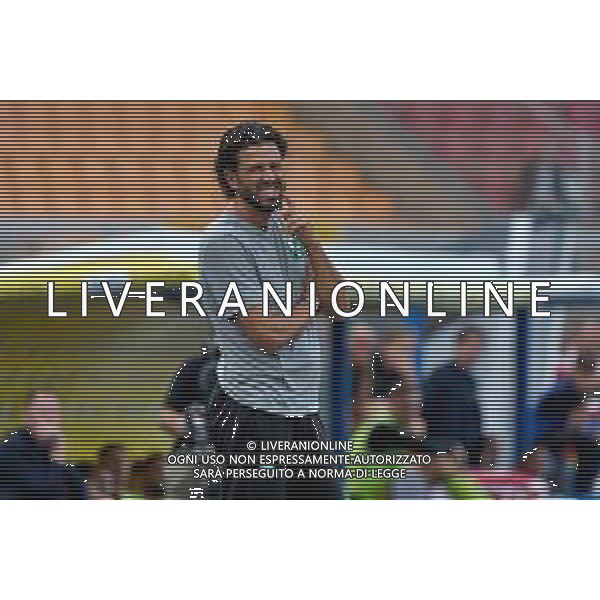 TVEM September 24, 2024 Lecce, Italy - US Lecce vs US Sassuolo - Coppa Italia round of 16 match 2024/25 - Via Del Mare Stadium. In the pic: coach Fabio Grosso of US Sassuolo foto emmanuele mastrodonato-ag aldo liverni sas