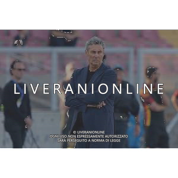TVEM September 24, 2024 Lecce, Italy - US Lecce vs US Sassuolo - Coppa Italia round of 16 match 2024/25 - Via Del Mare Stadium. In the pic: coach Luca Gotti of US Lecce foto emmanuele mastrodonato-ag aldo liverni sas