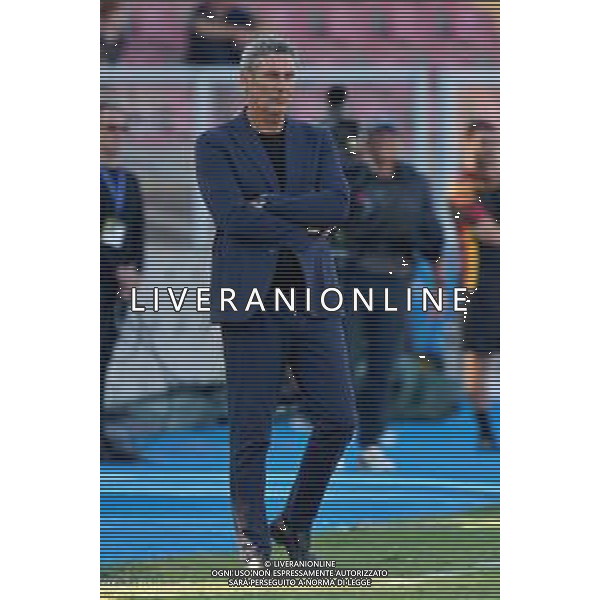 TVEM September 24, 2024 Lecce, Italy - US Lecce vs US Sassuolo - Coppa Italia round of 16 match 2024/25 - Via Del Mare Stadium. In the pic: coach Luca Gotti of US Lecce foto emmanuele mastrodonato-ag aldo liverni sas