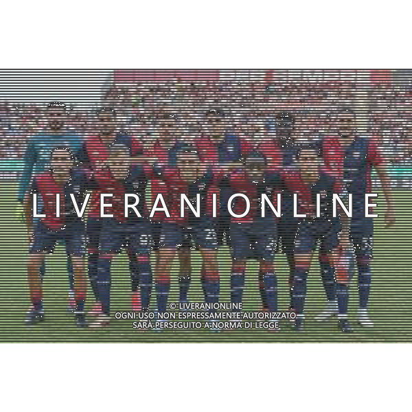 24-9-2024. Cagliari calcio-U.S. Cremonese. Trentaduesimi Coppa Italia 2024/2025, stadio Unipol Domus Cagliari. Foto Salvatore Moi/Agenzia Aldo Liverani s.as. Nella foto:Cagliari calcio Formazione ©MOI SALVATORE/AGENZIA ALDO LIVERANI SAS