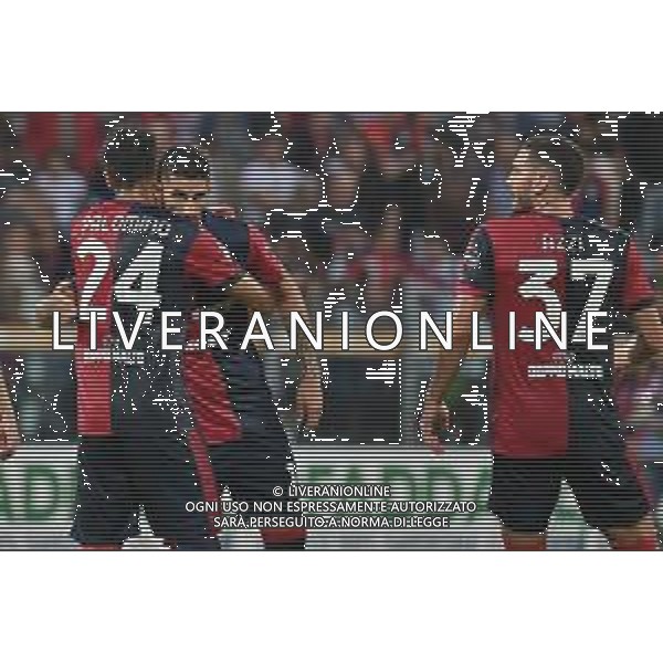 24-9-2024. Cagliari calcio-U.S. Cremonese. Trentaduesimi Coppa Italia 2024/2025, stadio Unipol Domus Cagliari. Foto Salvatore Moi/Agenzia Aldo Liverani s.as. Nella foto:Palomino Cagliari, Deiola Cagliari, Paolo Azzi Cagliari ©MOI SALVATORE/AGENZIA ALDO LIVERANI SAS