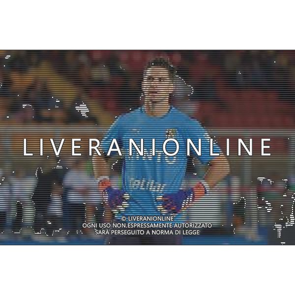 TVEM September 21, 2024 Lecce, Italy - US Lecce vs Parma Calcio 1913 - Italian soccer serie A 2024/25 - Via Del Mare Stadium. In the pic: Leandro Chichizola of Parma foto emmanuele matrodonato-ag aldo liverani sas