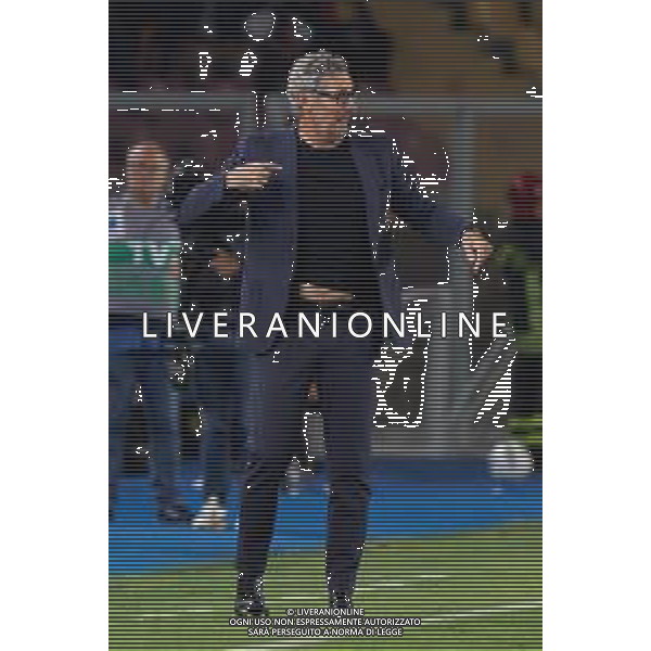 TVEM September 21, 2024 Lecce, Italy - US Lecce vs Parma Calcio 1913 - Italian soccer serie A 2024/25 - Via Del Mare Stadium. In the pic: coach Luca Gotti of US Lecce foto emmanuele matrodonato-ag aldo liverani sas