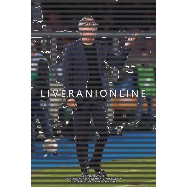 TVEM September 21, 2024 Lecce, Italy - US Lecce vs Parma Calcio 1913 - Italian soccer serie A 2024/25 - Via Del Mare Stadium. In the pic: coach Luca Gotti of US Lecce foto emmanuele matrodonato-ag aldo liverani sas