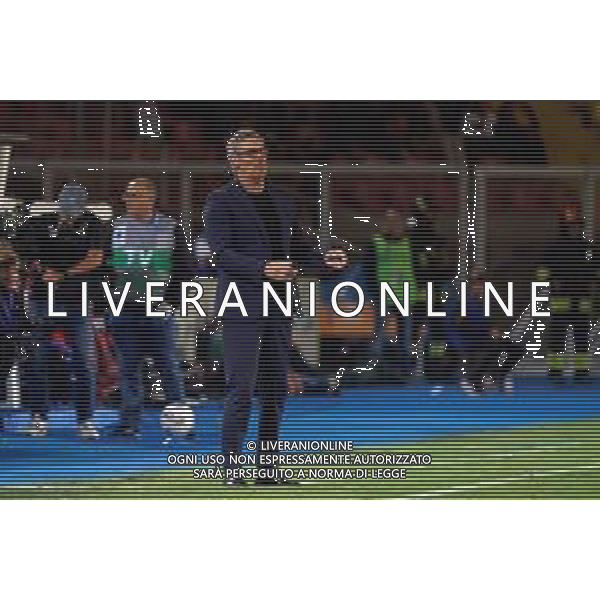 TVEM September 21, 2024 Lecce, Italy - US Lecce vs Parma Calcio 1913 - Italian soccer serie A 2024/25 - Via Del Mare Stadium. In the pic: coach Luca Gotti of US Lecce foto emmanuele matrodonato-ag aldo liverani sas