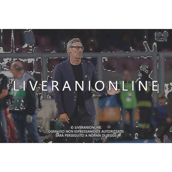 TVEM September 21, 2024 Lecce, Italy - US Lecce vs Parma Calcio 1913 - Italian soccer serie A 2024/25 - Via Del Mare Stadium. In the pic: coach Luca Gotti of US Lecce foto emmanuele matrodonato-ag aldo liverani sas