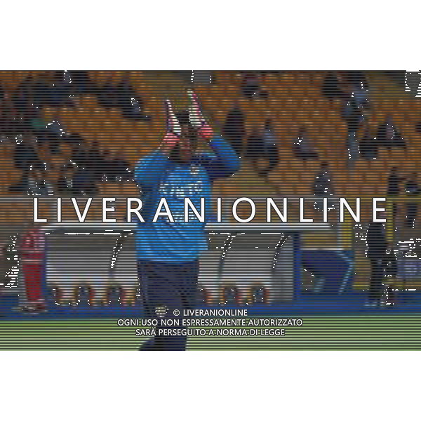 TVEM September 21, 2024 Lecce, Italy - US Lecce vs Parma Calcio 1913 - Italian soccer serie A 2024/25 - Via Del Mare Stadium. In the pic: Zion Suzuki of Parma foto emmanuele matrodonato-ag aldo liverani sas