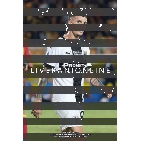 TVEM September 21, 2024 Lecce, Italy - US Lecce vs Parma Calcio 1913 - Italian soccer serie A 2024/25 - Via Del Mare Stadium. In the pic: Dennis Man of Parma foto emmanuele matrodonato-ag aldo liverani sas