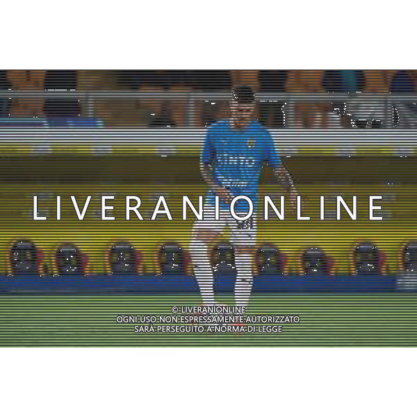 TVEM September 21, 2024 Lecce, Italy - US Lecce vs Parma Calcio 1913 - Italian soccer serie A 2024/25 - Via Del Mare Stadium. In the pic: Dennis Man of Parma foto emmanuele matrodonato-ag aldo liverani sas