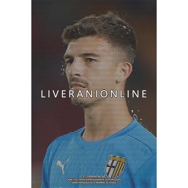 TVEM September 21, 2024 Lecce, Italy - US Lecce vs Parma Calcio 1913 - Italian soccer serie A 2024/25 - Via Del Mare Stadium. In the pic: Enrico Delprato of Parma foto emmanuele matrodonato-ag aldo liverani sas