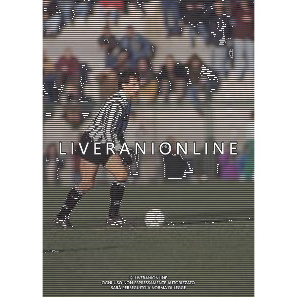 DIAP-RETROSPETTIVA DANIELE FORTUNATO CALCIATORE NELLA FOTO DANIELE FORTUNATO CON LA MAGLIA DELLA JUVENTUS CALCIO AG ALDO LIVERANI SAS 
