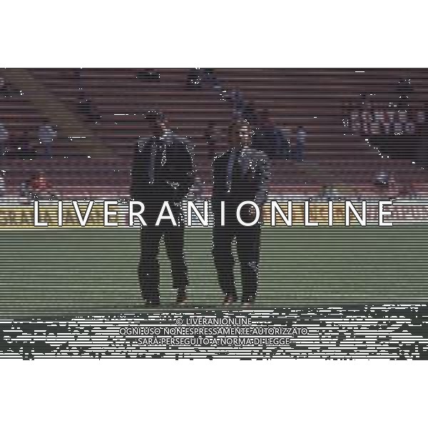 DIAP-RETROSPETTIVA DANIELE ZORATTO CALCIATORE NELLA FOTO DANIELE ZORATTO CON ENZO GAMBARO AG ALDO LIVERANI SAS