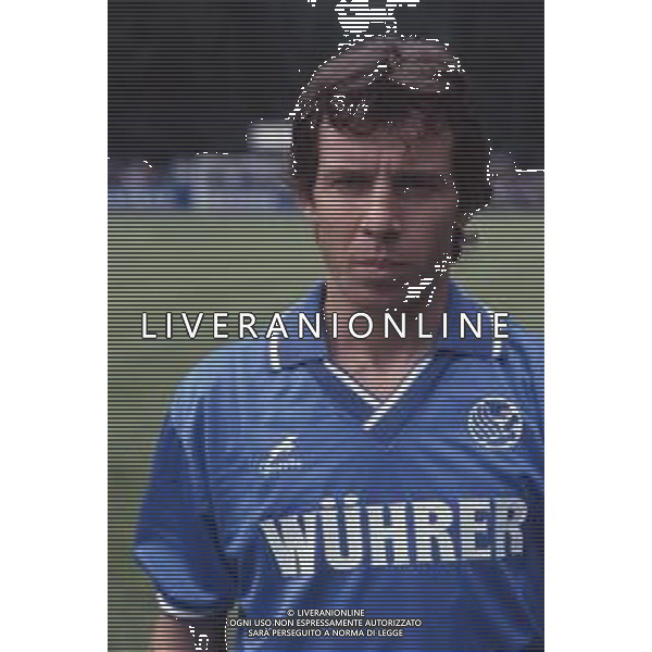 DIAP-RETROSPETTIVA DANIELE ZORATTO CALCIATORE NELLA FOTO DANIELE ZORATTO CON LA MAGLIA DEL BRESCIA CALCIO AG ALDO LIVERANI SAS