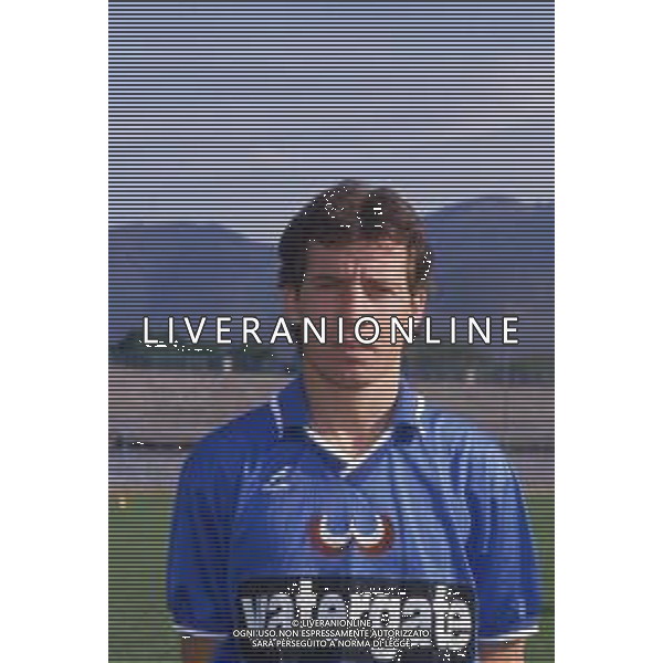 DIAP-RETROSPETTIVA DANIELE ZORATTO CALCIATORE NELLA FOTO DANIELE ZORATTO CON LA MAGLIA DEL BRESCIA CALCIO AG ALDO LIVERANI SAS