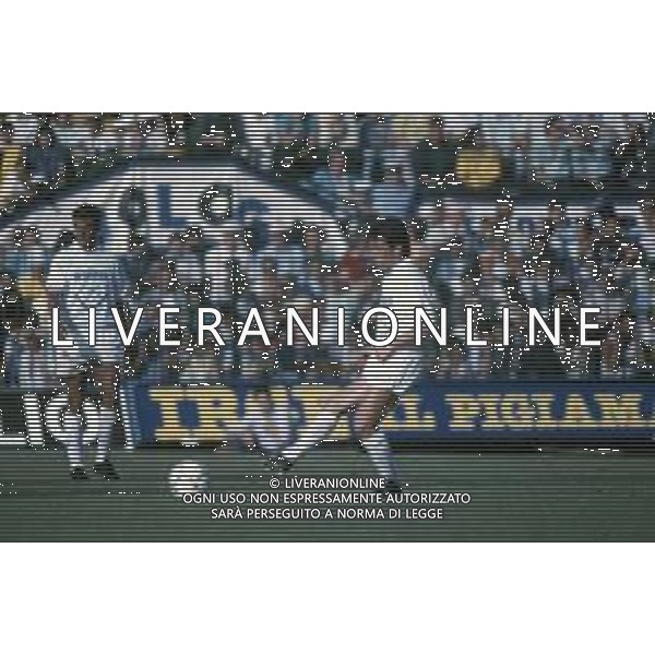 DIAP-RETROSPETTIVA DANIELE ZORATTO CALCIATORE NELLA FOTO DANIELE ZORATTO CON LA MAGLIA DEL BRESCIA CALCIO AG ALDO LIVERANI SAS