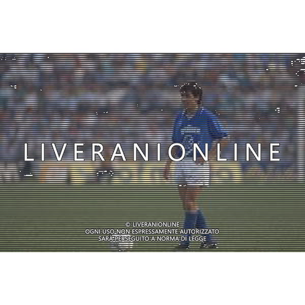 DIAP-RETROSPETTIVA DANIELE ZORATTO CALCIATORE NELLA FOTO DANIELE ZORATTO CON LA MAGLIA DEL BRESCIA CALCIO AG ALDO LIVERANI SAS