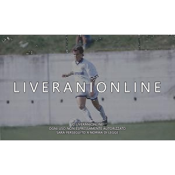 DIAP-RETROSPETTIVA DANIELE ZORATTO CALCIATORE NELLA FOTO DANIELE ZORATTO CON LA MAGLIA DEL PARMA CALCIO AG ALDO LIVERANI SAS