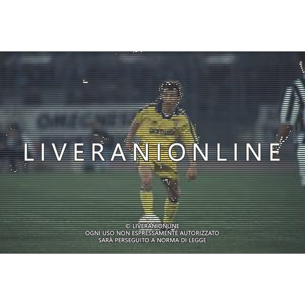 DIAP-RETROSPETTIVA DANIELE ZORATTO CALCIATORE NELLA FOTO DANIELE ZORATTO CON LA MAGLIA DEL PARMA CALCIO AG ALDO LIVERANI SAS