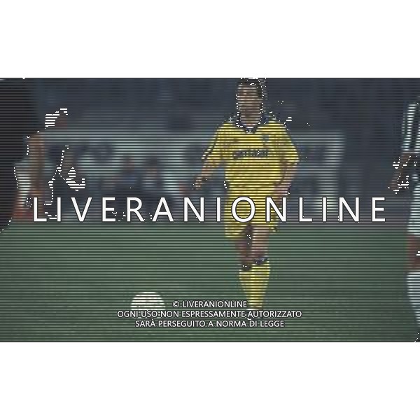 DIAP-RETROSPETTIVA DANIELE ZORATTO CALCIATORE NELLA FOTO DANIELE ZORATTO CON LA MAGLIA DEL PARMA CALCIO AG ALDO LIVERANI SAS