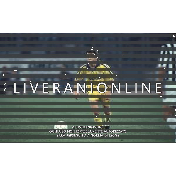 DIAP-RETROSPETTIVA DANIELE ZORATTO CALCIATORE NELLA FOTO DANIELE ZORATTO CON LA MAGLIA DEL PARMA CALCIO AG ALDO LIVERANI SAS