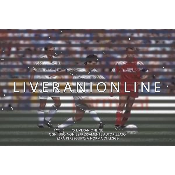 DIAP-RETROSPETTIVA DANIELE ZORATTO CALCIATORE NELLA FOTO DANIELE ZORATTO CON LA MAGLIA DEL PARMA CALCIO AG ALDO LIVERANI SAS