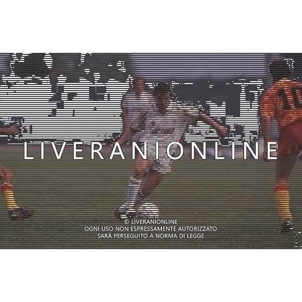 DIAP-RETROSPETTIVA DANIELE ZORATTO CALCIATORE NELLA FOTO DANIELE ZORATTO CON LA MAGLIA DEL PARMA CALCIO AG ALDO LIVERANI SAS