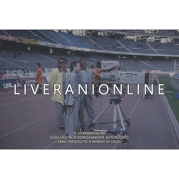 DIAP-RETROSPETTIVA DANIELE ZORATTO CALCIATORE NELLA FOTO DANIELE ZORATTO CON MASSIMO CRIPPA E ASPRILLA AG ALDO LIVERANI SAS