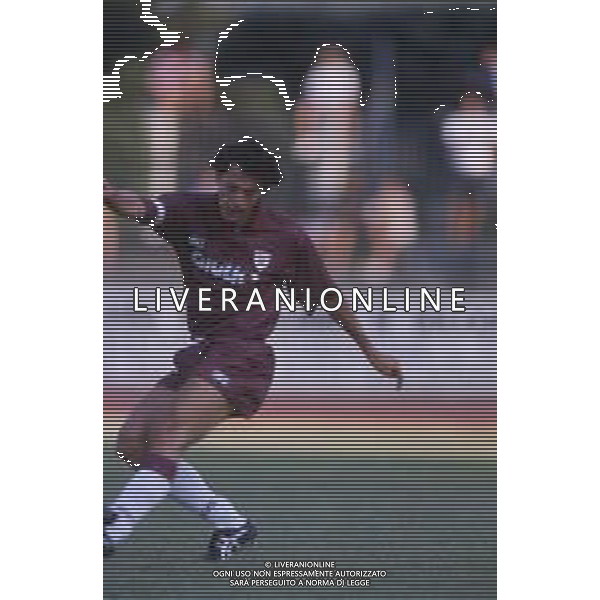 DIAP-RETROSPETTIVA MICHELE ZANUTTA CALCIATORE NELLA FOTO MICHELE ZANUTTA CON LA MAGLIA DELLA REGGIANA CALCIO AG ALDO LIVERANI SAS