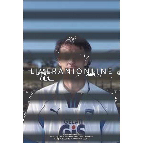DIAP-RETROSPETTIVA MICHELE ZANUTTA CALCIATORE NELLA FOTO MICHELE ZANUTTA CON DELLA MAGLIA DEL PESCARA CALCIO AG ALDO LIVERANI SAS
