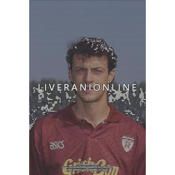 DIAP-RETROSPETTIVA MICHELE ZANUTTA CALCIATORE NELLA FOTO MICHELE ZANUTTA CON LA MAGLIA DELLA REGGIANA CALCIO AG ALDO LIVERANI SAS