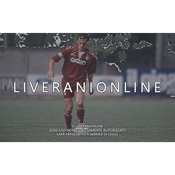 DIAP-RETROSPETTIVA MICHELE ZANUTTA CALCIATORE NELLA FOTO MICHELE ZANUTTA CON LA MAGLIA DELLA REGGIANA CALCIO AG ALDO LIVERANI SAS