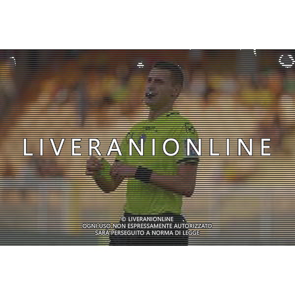 TVEM September 24, 2024 Lecce, Italy - US Lecce vs US Sassuolo - Coppa Italia round of 16 match 2024/25 - Via Del Mare Stadium. In the pic: the referee Daniele Perenzoni of Rovereto foto emmanuele mastrodonato-ag aaldo liverani sas