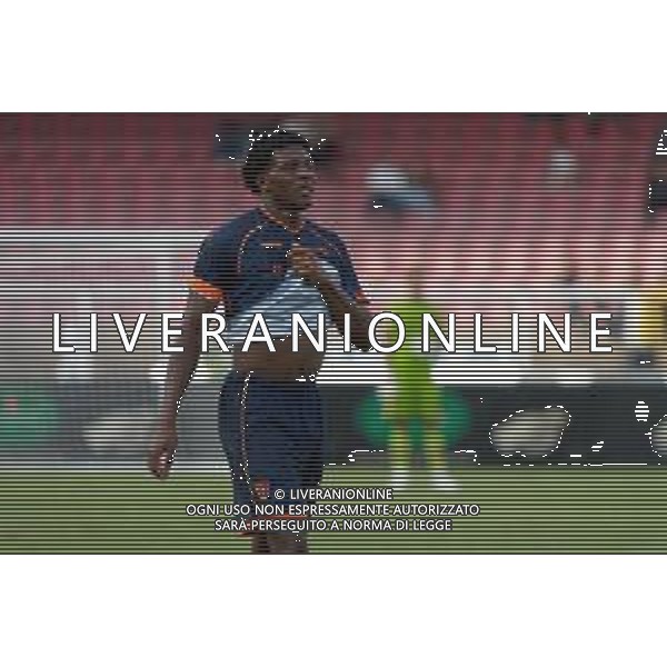 TVEM September 24, 2024 Lecce, Italy - US Lecce vs US Sassuolo - Coppa Italia round of 16 match 2024/25 - Via Del Mare Stadium. In the pic: Patrick Dorgu of US Lecce foto emmanuele mastrodonato-ag aaldo liverani sas