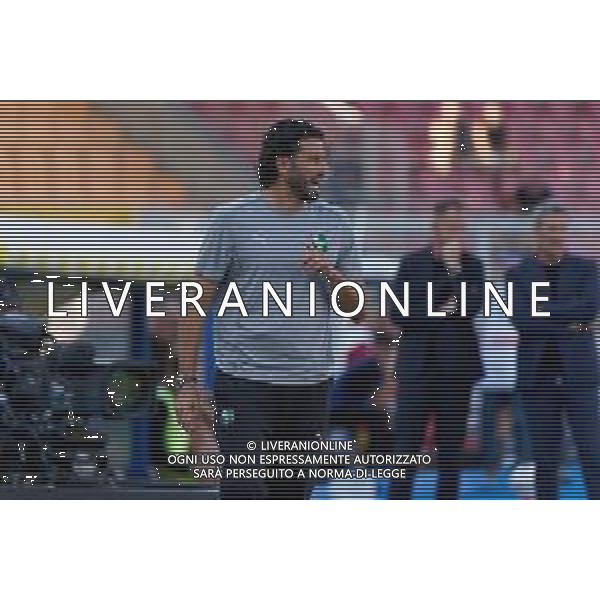 TVEM September 24, 2024 Lecce, Italy - US Lecce vs US Sassuolo - Coppa Italia round of 16 match 2024/25 - Via Del Mare Stadium. In the pic: coach Fabio Grosso of US Sassuolo foto emmanuele mastrodonato-ag aaldo liverani sas