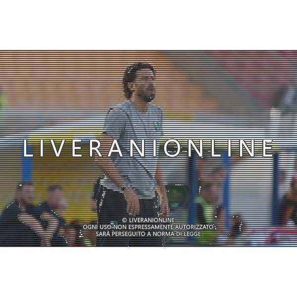 TVEM September 24, 2024 Lecce, Italy - US Lecce vs US Sassuolo - Coppa Italia round of 16 match 2024/25 - Via Del Mare Stadium. In the pic: coach Fabio Grosso of US Sassuolo foto emmanuele mastrodonato-ag aaldo liverani sas