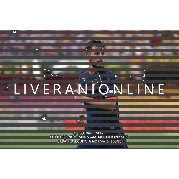TVEM September 24, 2024 Lecce, Italy - US Lecce vs US Sassuolo - Coppa Italia round of 16 match 2024/25 - Via Del Mare Stadium. In the pic: Remi Oudin of US Lecce foto emmanuele mastrodonato-ag aaldo liverani sas