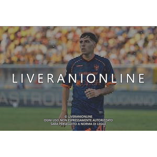 TVEM September 24, 2024 Lecce, Italy - US Lecce vs US Sassuolo - Coppa Italia round of 16 match 2024/25 - Via Del Mare Stadium. In the pic: Luis Hasa of US Lecce foto emmanuele mastrodonato-ag aaldo liverani sas