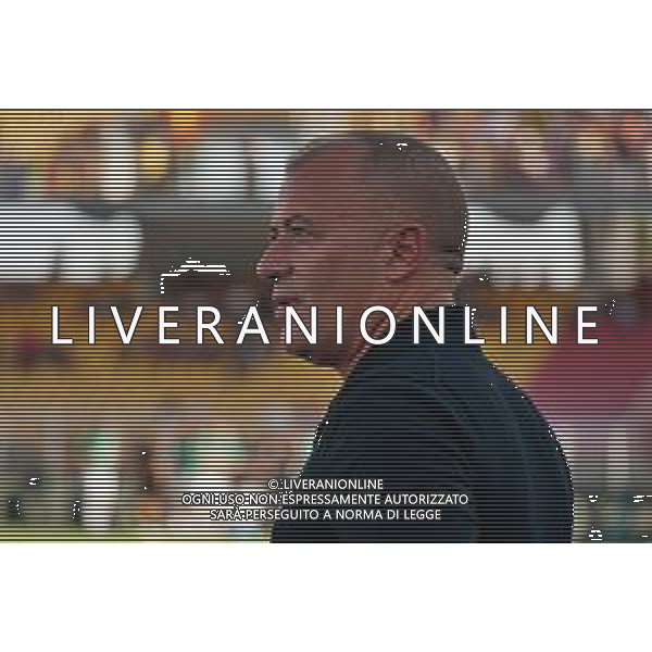 TVEM September 24, 2024 Lecce, Italy - US Lecce vs US Sassuolo - Coppa Italia round of 16 match 2024/25 - Via Del Mare Stadium. In the pic: the president of US Lecce Saverio Sticchi Damiani foto emmanuele mastrodonato-ag aaldo liverani sas